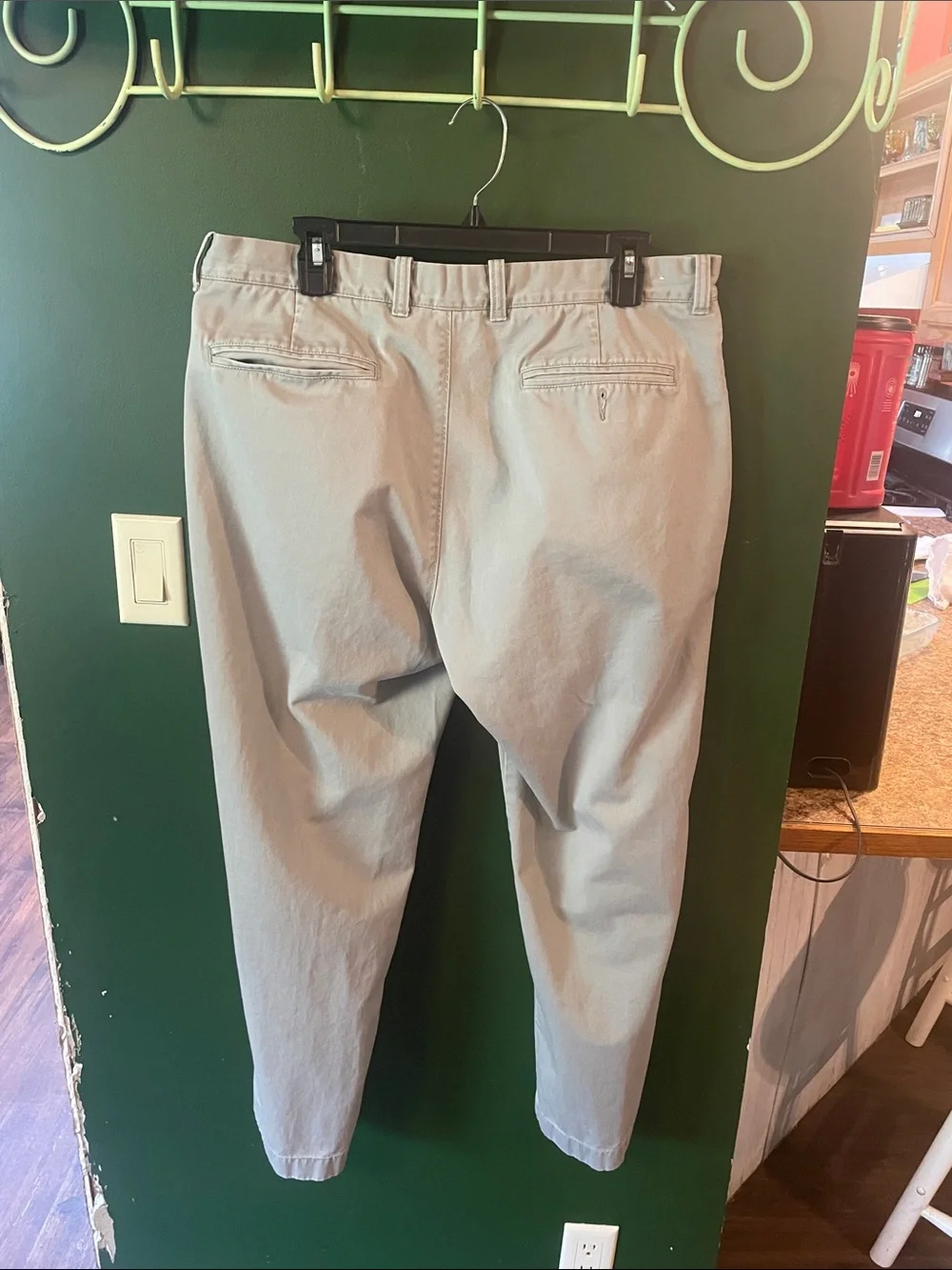 J. Crew Light Gray Chino Pants 100% Cotton Size 36x30